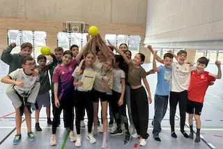 Die Klasse 6f - Sieger des Jahrgangsturnierts der 6. Klassen